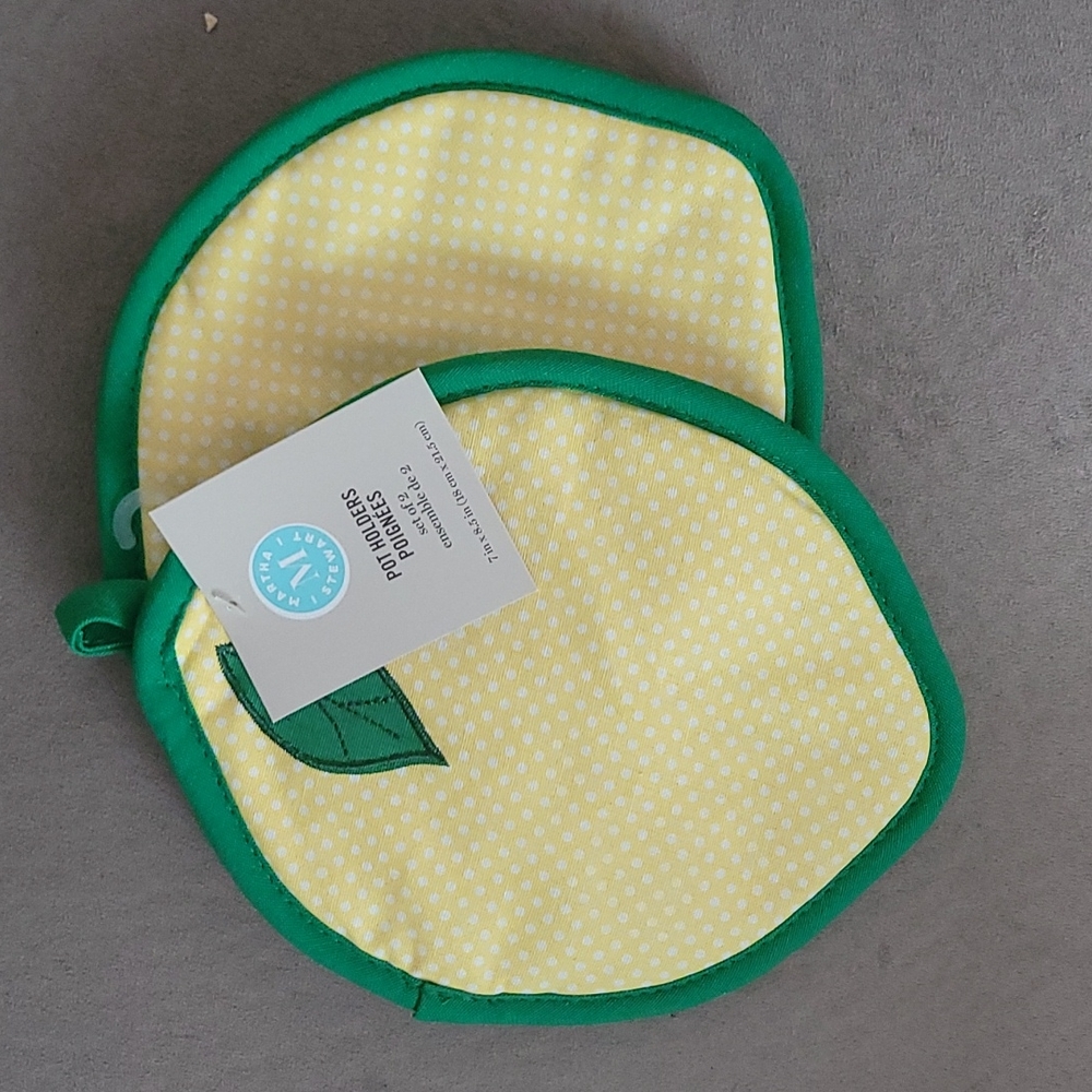 Martha Stewart Lemon Pot Holders